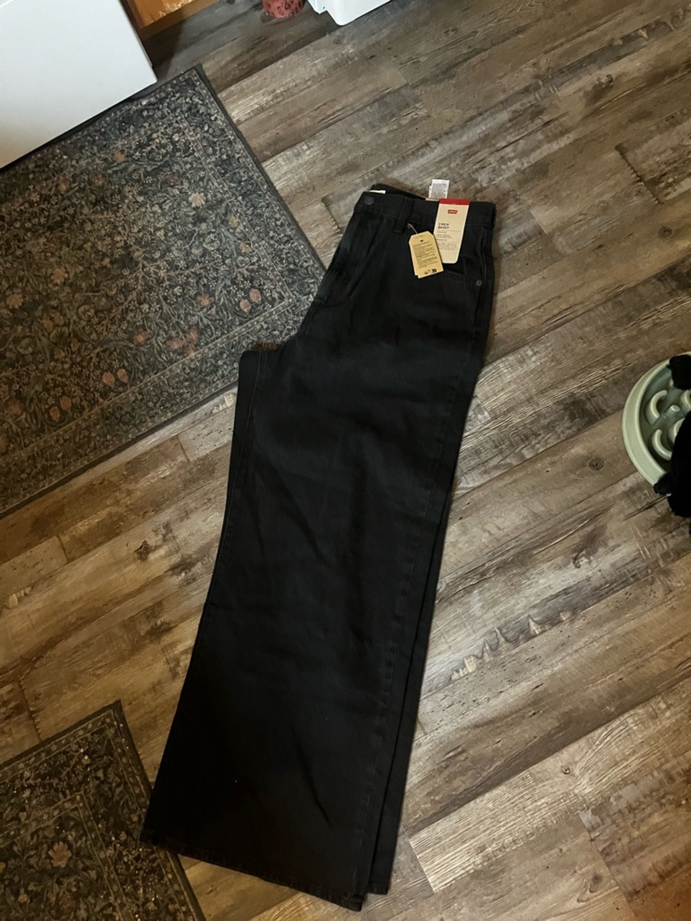 Levi's Women’s Cinch Black baggy Jeans